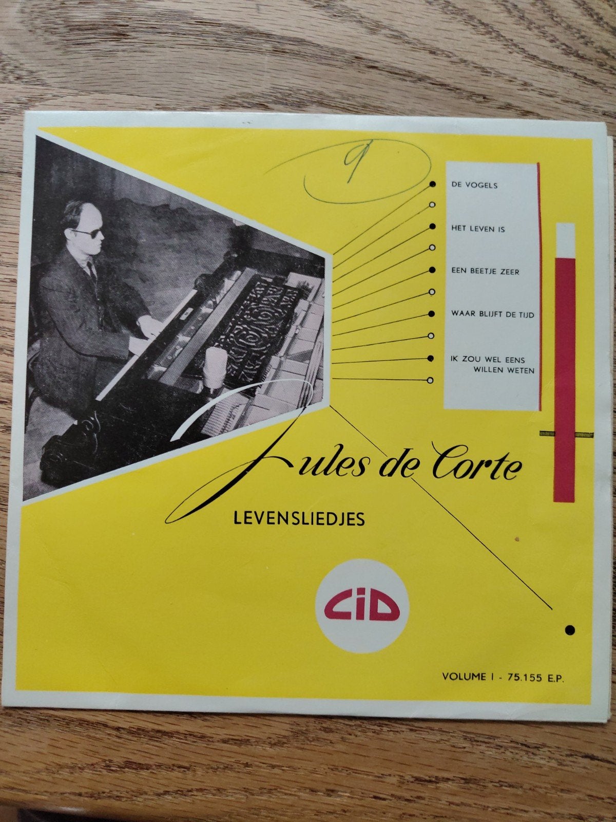 Jules de Corte - Levensliedjes Volume 1 EP (Vinyl), Ophalen of Verzenden, Gebruikt, Nederlandstalig