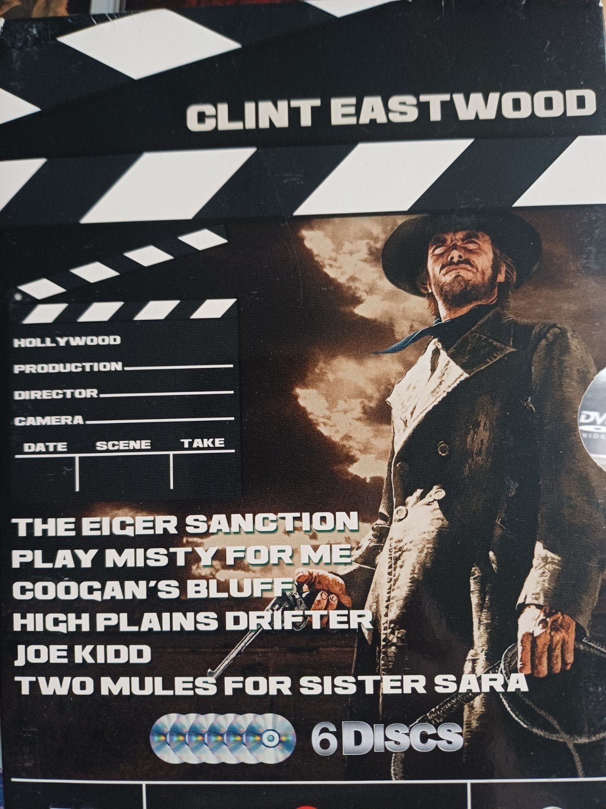 Clint Eastwood DVD Boxset - 6 Films, Vanaf 16 jaar, Nederlands, Ophalen of Verzenden, Gebruikt