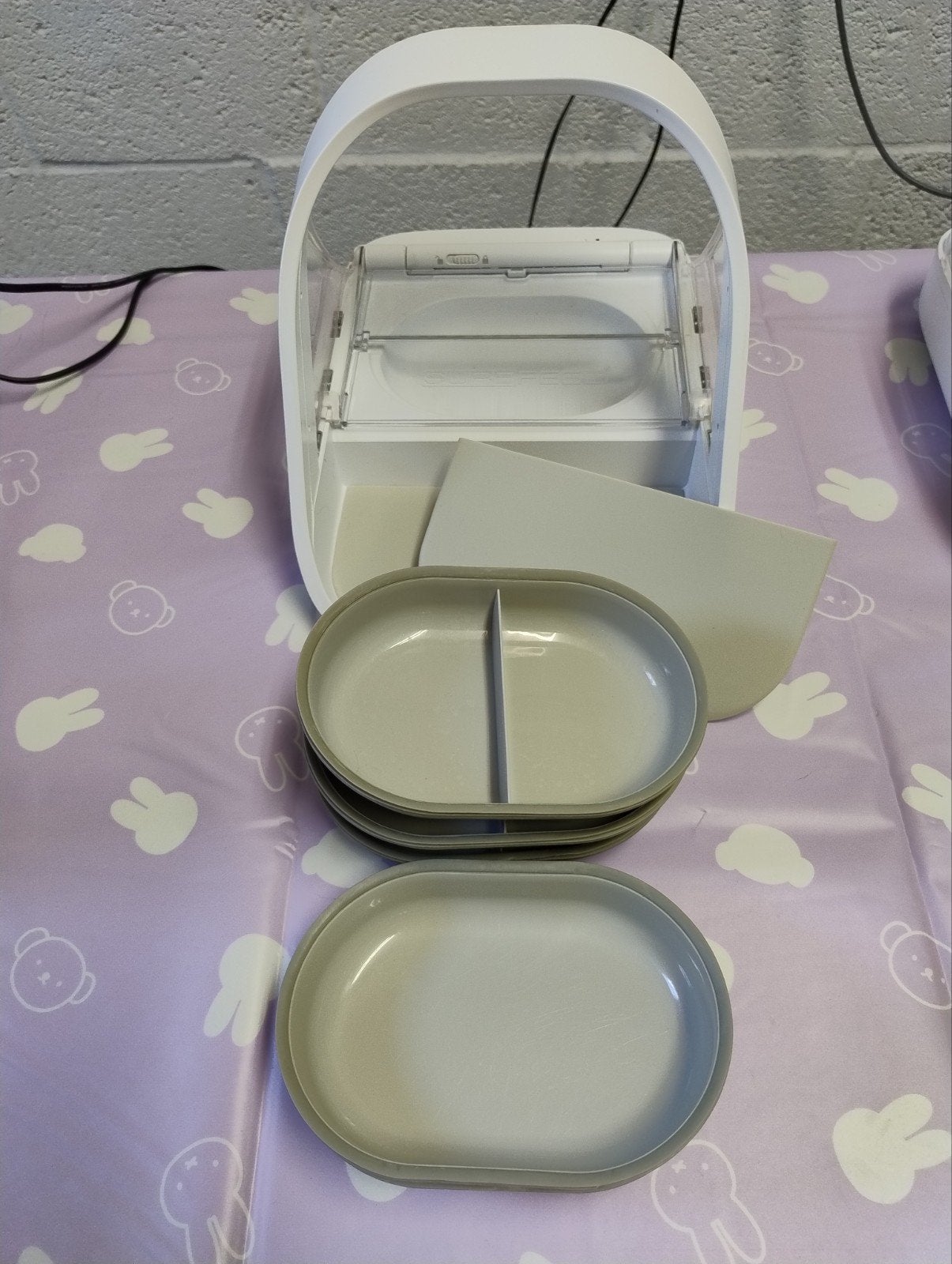 Surefeed Microchip Pet Feeder voerbak grijs, Ophalen of Verzenden, Gebruikt