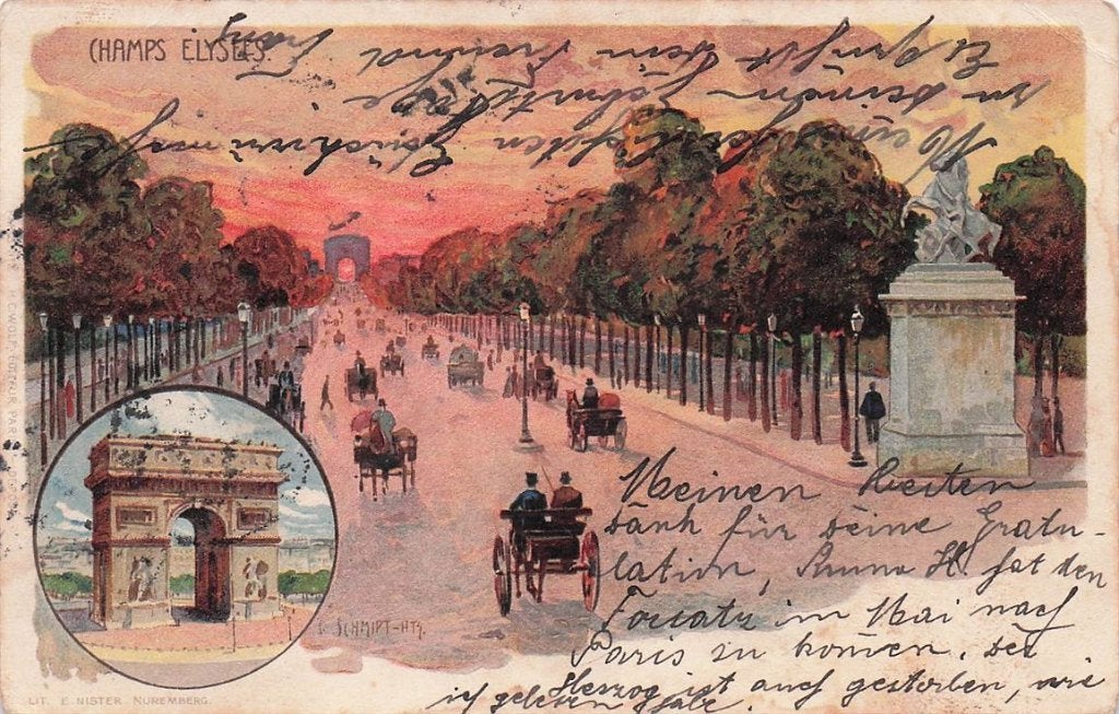 703-178-039 Paris Champs Elysees, Ophalen of Verzenden, Voor 1920, Frankrijk