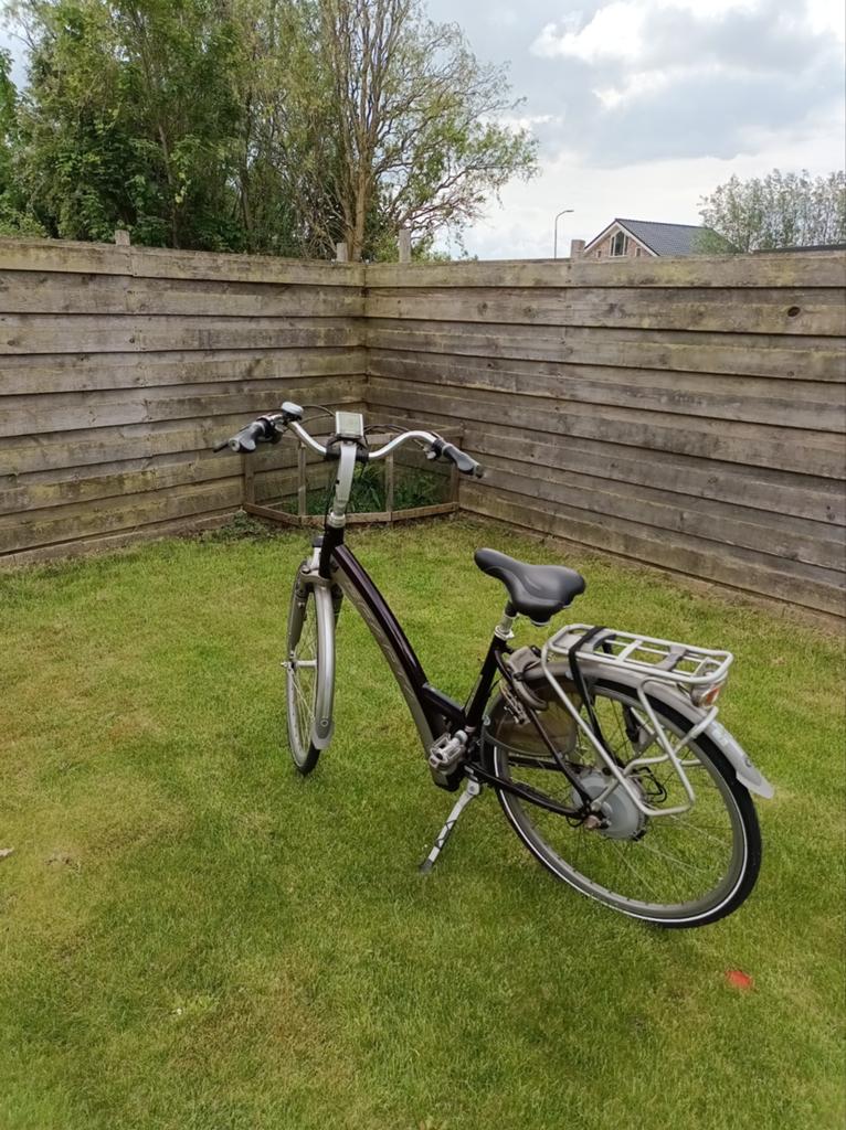 Sparta Ion GLS Dames E-bike met nieuwe accu, Fietsen en Brommers, Elektrische fietsen, Gebruikt, Sparta, 51 tot 55 cm, 50 km per accu of meer