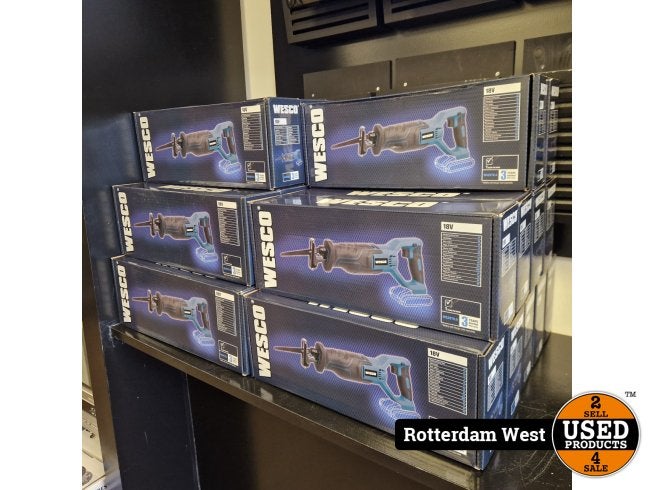 Wesco reciprozaag WS2976.9 18V Body - NEW, Doe-het-zelf en Verbouw, Wesco, Nieuw, Support@wesco.com, Wesco,1000 Muirfield Dr, Suite 200
Schaumburg, IL 60173
USA