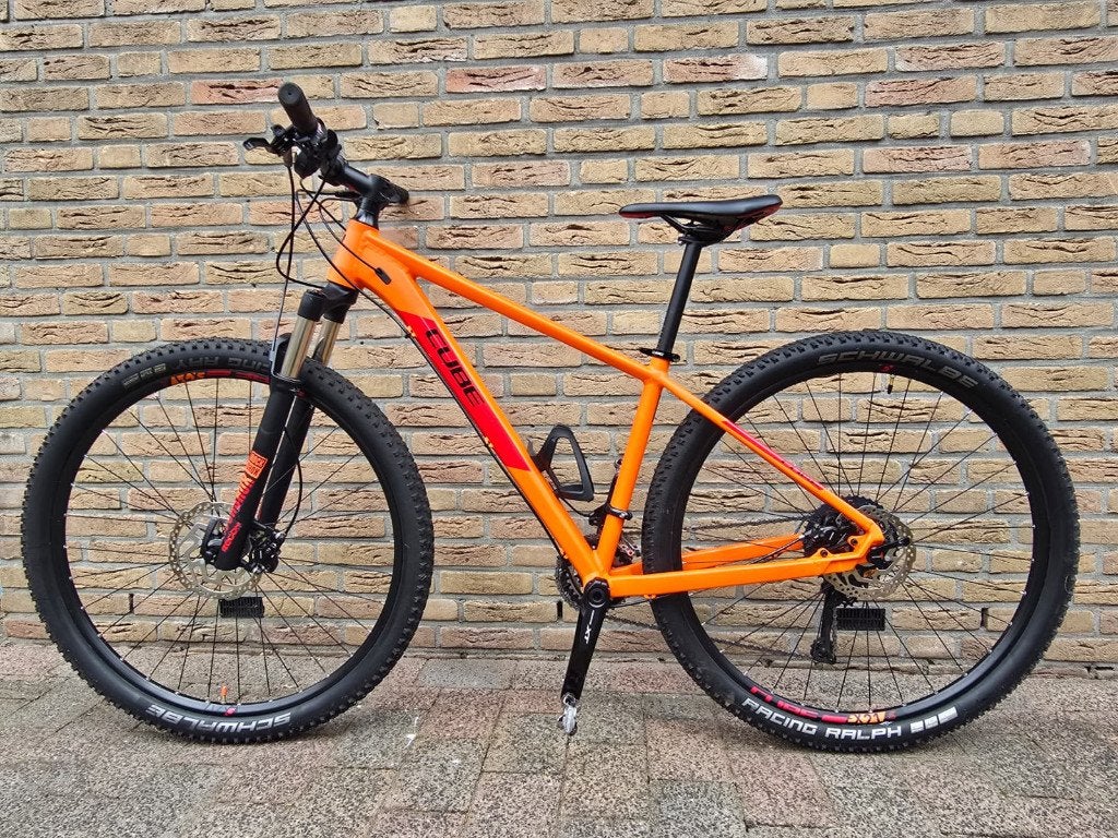 Cube Attention SL Mountainbike - Oranje/Rood, Hardtail, 49 tot 53 cm, Zo goed als nieuw, Dames