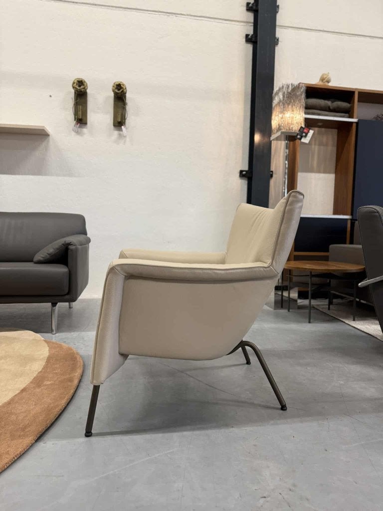 Nieuw Pode Transit Fauteuil shiitake leer Design stoel, Huis en Inrichting, Leolux, Info@leolux.nl, Nieuw, Ophalen of Verzenden