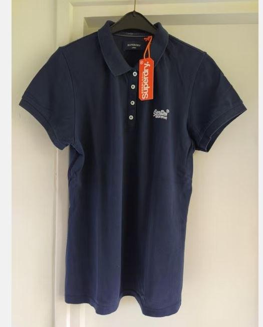 NIEUW! Superdry mooi dames poloshirt VAN 45 VOOR 12,50 EURO!, Kleding | Dames, Tops, Maat 38/40 (M), Nieuw, Korte mouw, Superdry