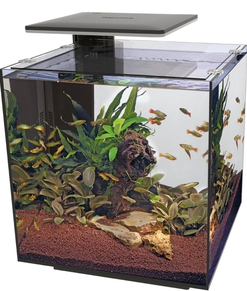 Aquarium superfish 60 pro met toebehoren., Dieren en Toebehoren, Vissen | Aquaria en Toebehoren, Ophalen, Zo goed als nieuw, Leeg aquarium