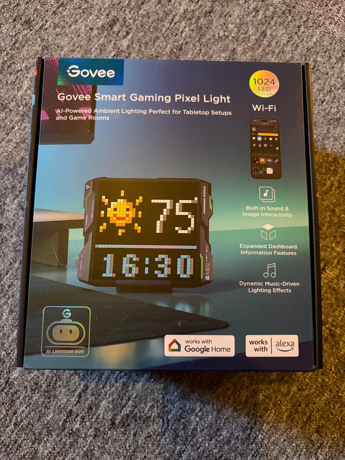 Govee Smart Gaming Pixel Light - Sfeervolle Verlichting, Smart home compatibel, Ophalen, Nieuw, Overige merken