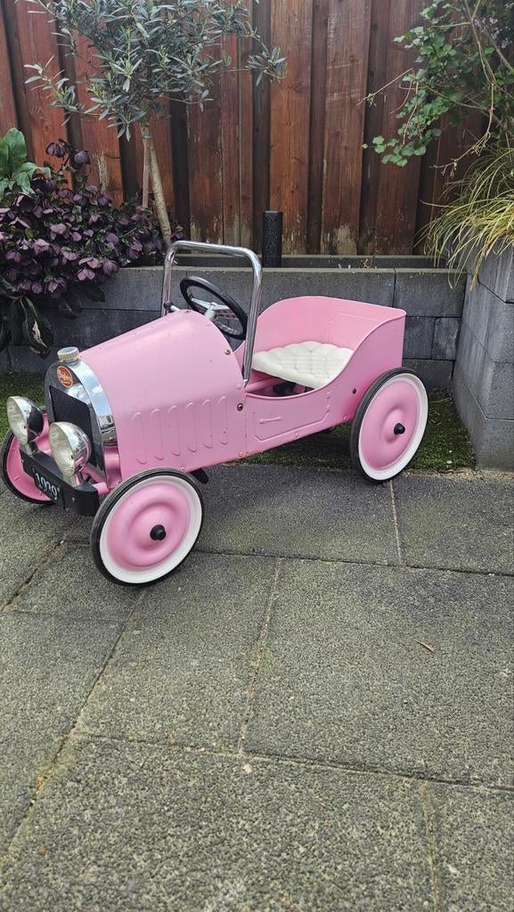 Roze Baghera Classic Retro Trapauto - Vintage Stijl, Ophalen, Gebruikt