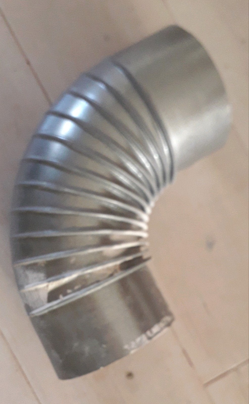 Enkelwandige Afvoerbocht, Bochten, Aluminium, Zo goed als nieuw, Minder dan 2 meter