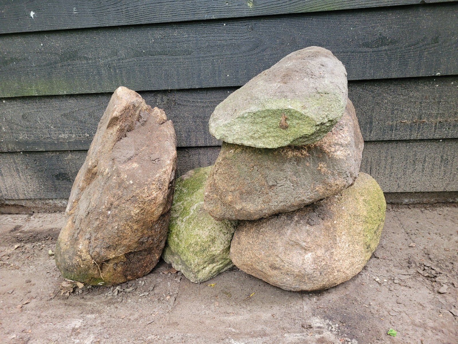 5 Grote veldkeien, Tuin en Terras, Ophalen, Gebruikt, Multi, Kei