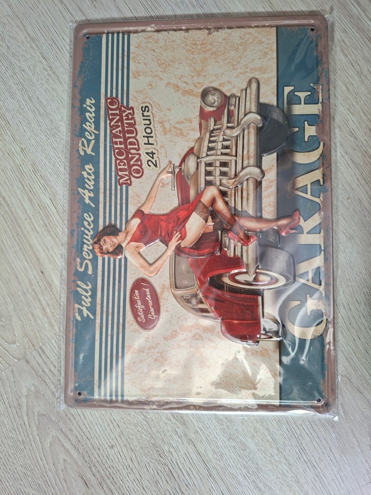 Vintage Metalen Wandborden - Diverse Ontwerpen, Metaal, Nieuw, Ophalen of Verzenden, Reclamebord