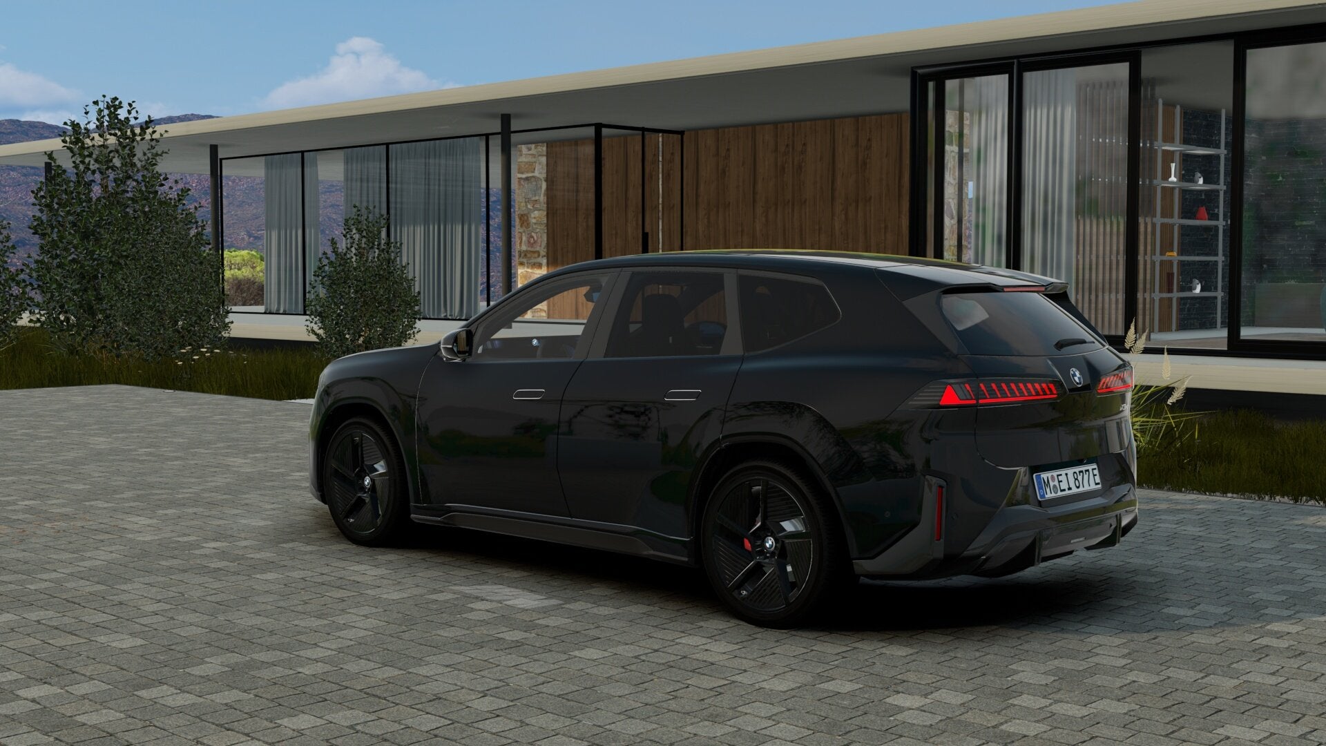 BMW iX3 40 eDrive M Sport / Panoramadak / Head-Up / Harman K, Auto's, BMW, Automaat, Achterwielaandrijving, Zwart, Zwart