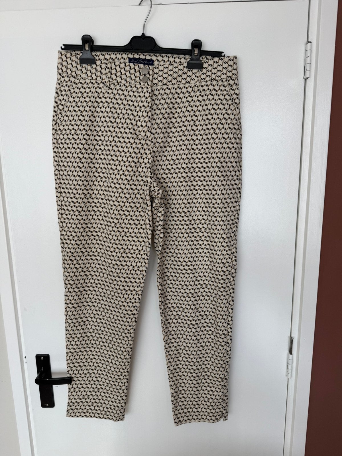 Red Button broek beige bruin maat xl 42, Kleding | Dames, Broeken en Pantalons, Beige, Maat 42/44 (L), Ophalen of Verzenden, Zo goed als nieuw