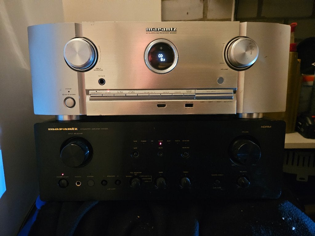 te koop 2 versterkers van marantz, Ophalen, Gebruikt, 60 tot 120 watt, Marantz