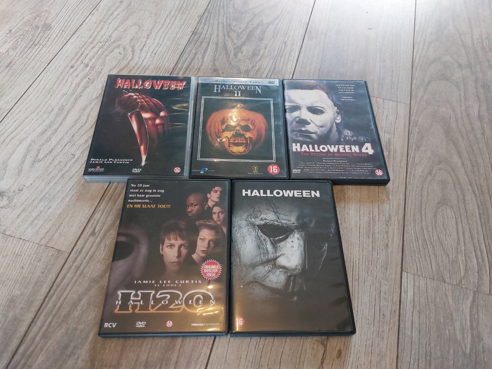 5x Halloween DVD, Vanaf 16 jaar, Ophalen of Verzenden, Zo goed als nieuw, Slasher
