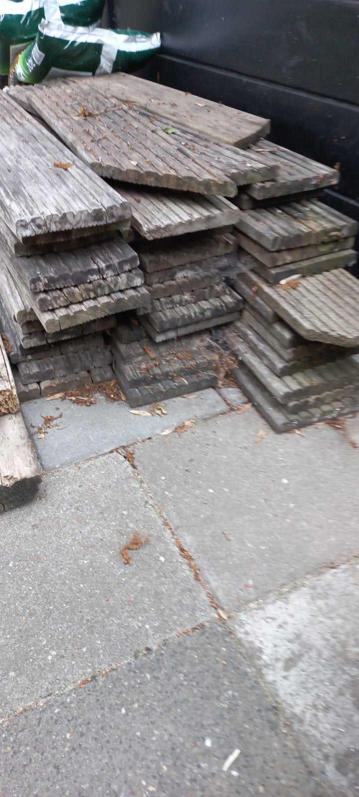 Hardhouten planken, Ophalen of Verzenden, Gebruikt, Hout