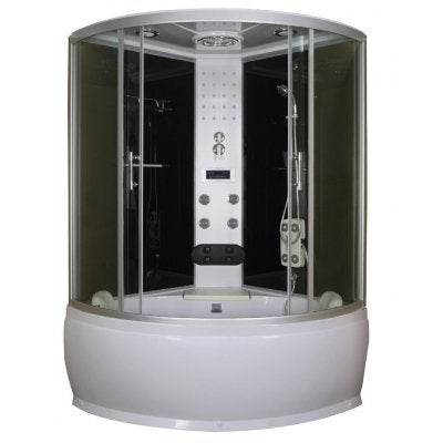 Gesloten Complete Douchecabine Stoom 120x120 Kwartrond LEES, Ophalen, Sanotechnik, Info@dealplein.nl, Nieuw