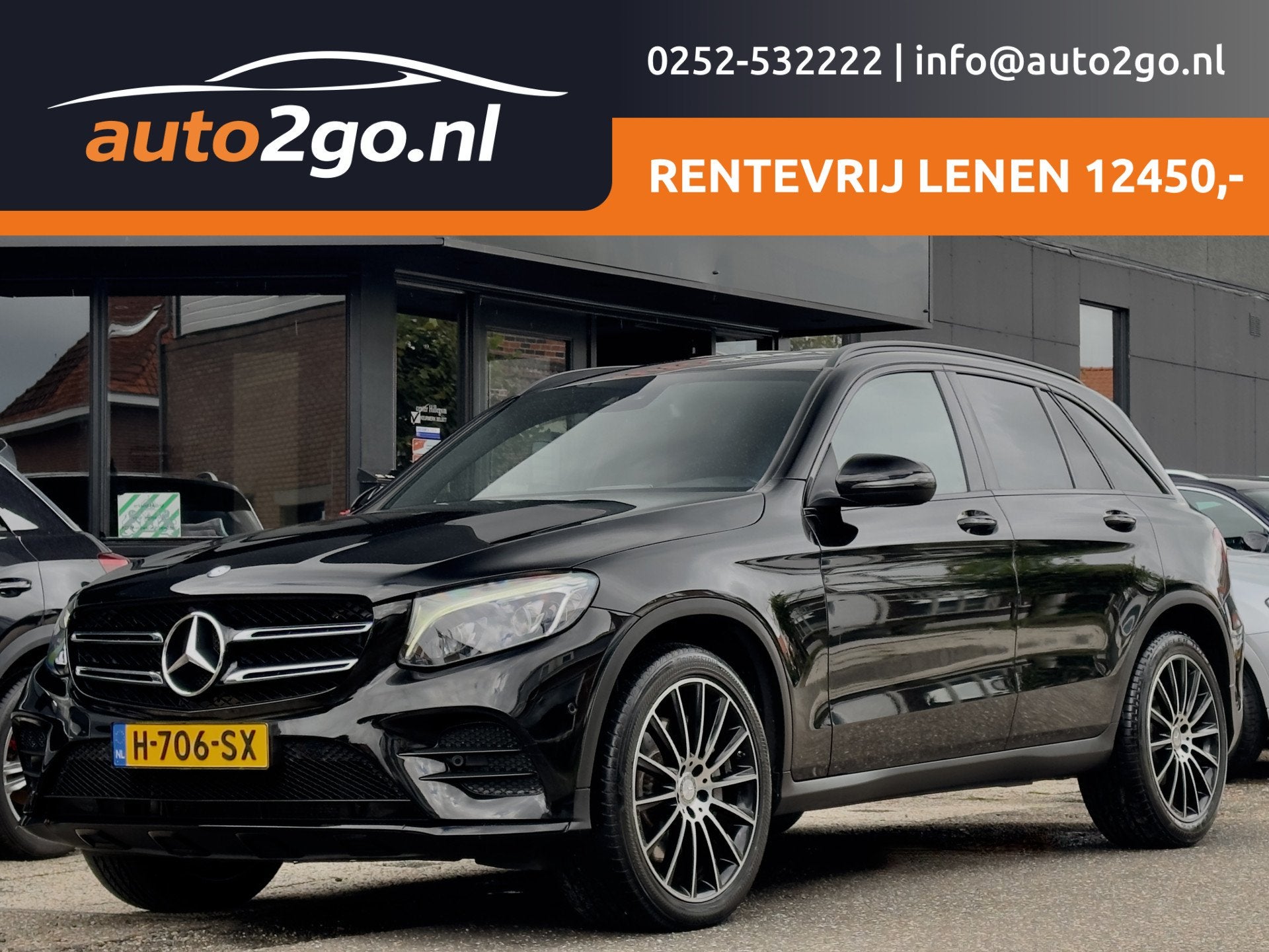 Mercedes-Benz GLC 250 4MATIC AUT9 AMG-LINE LEDER NAVI AIRCO, Automaat, Dealer onderhouden, Gebruikt, 4 cilinders