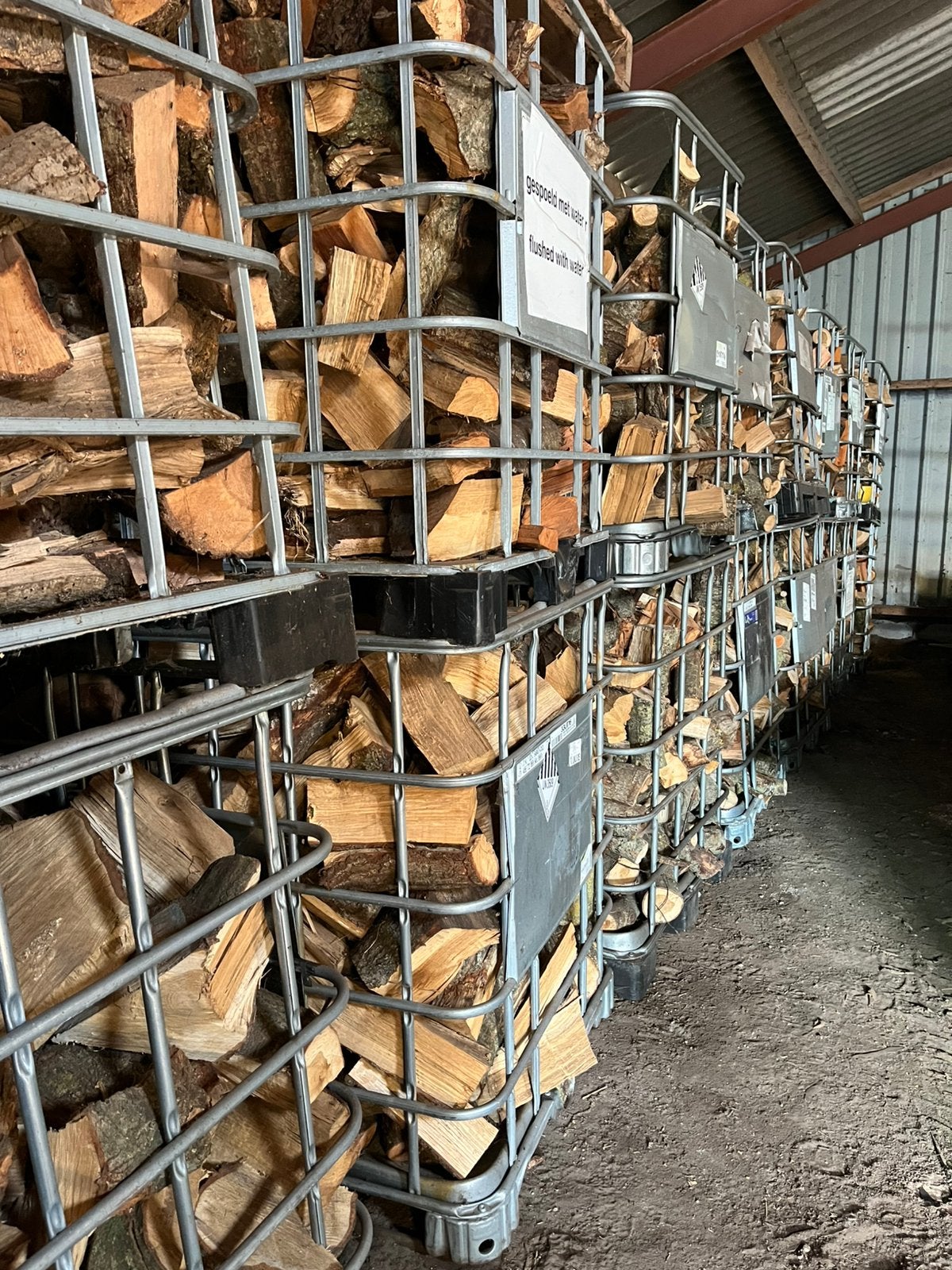 Gedroogd en gekloofd brandhout, Minder dan 3 m³, Ophalen of Verzenden