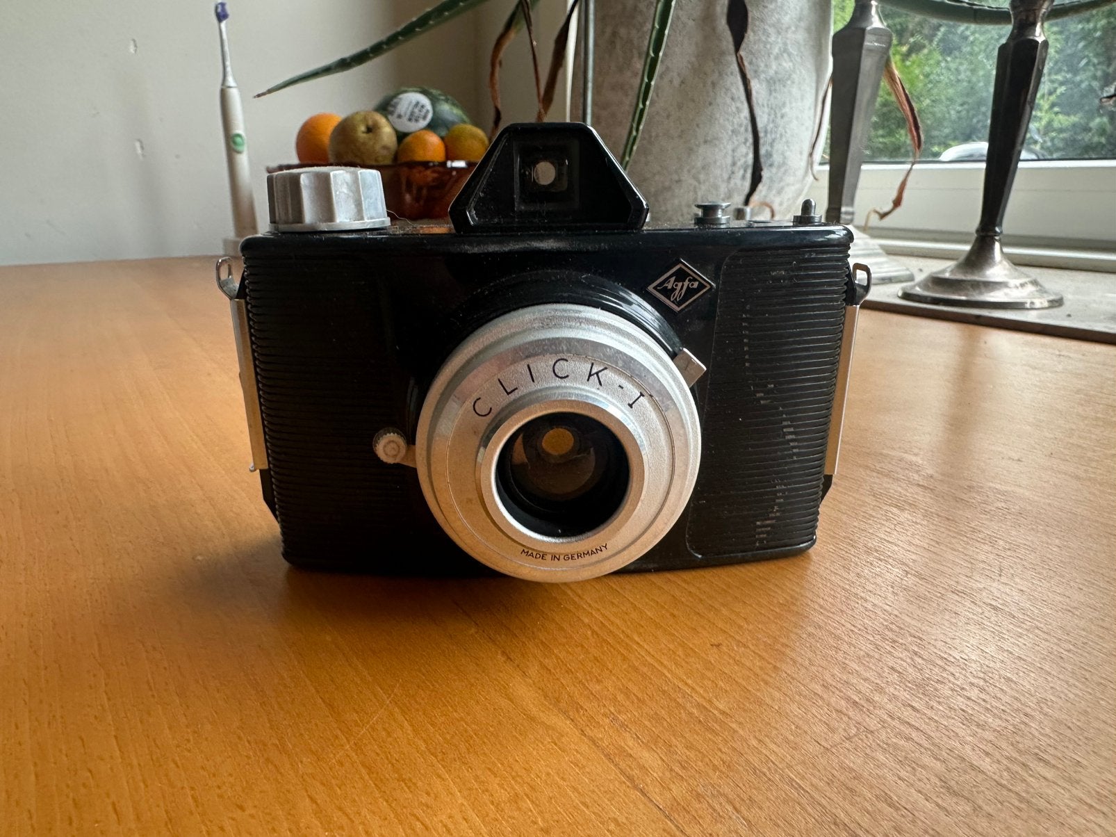 Agfa click-I analoge fotocamera, Audio, Tv en Foto, Fotocamera's Analoog, Zo goed als nieuw, Compact, Overige Merken, Ophalen of Verzenden