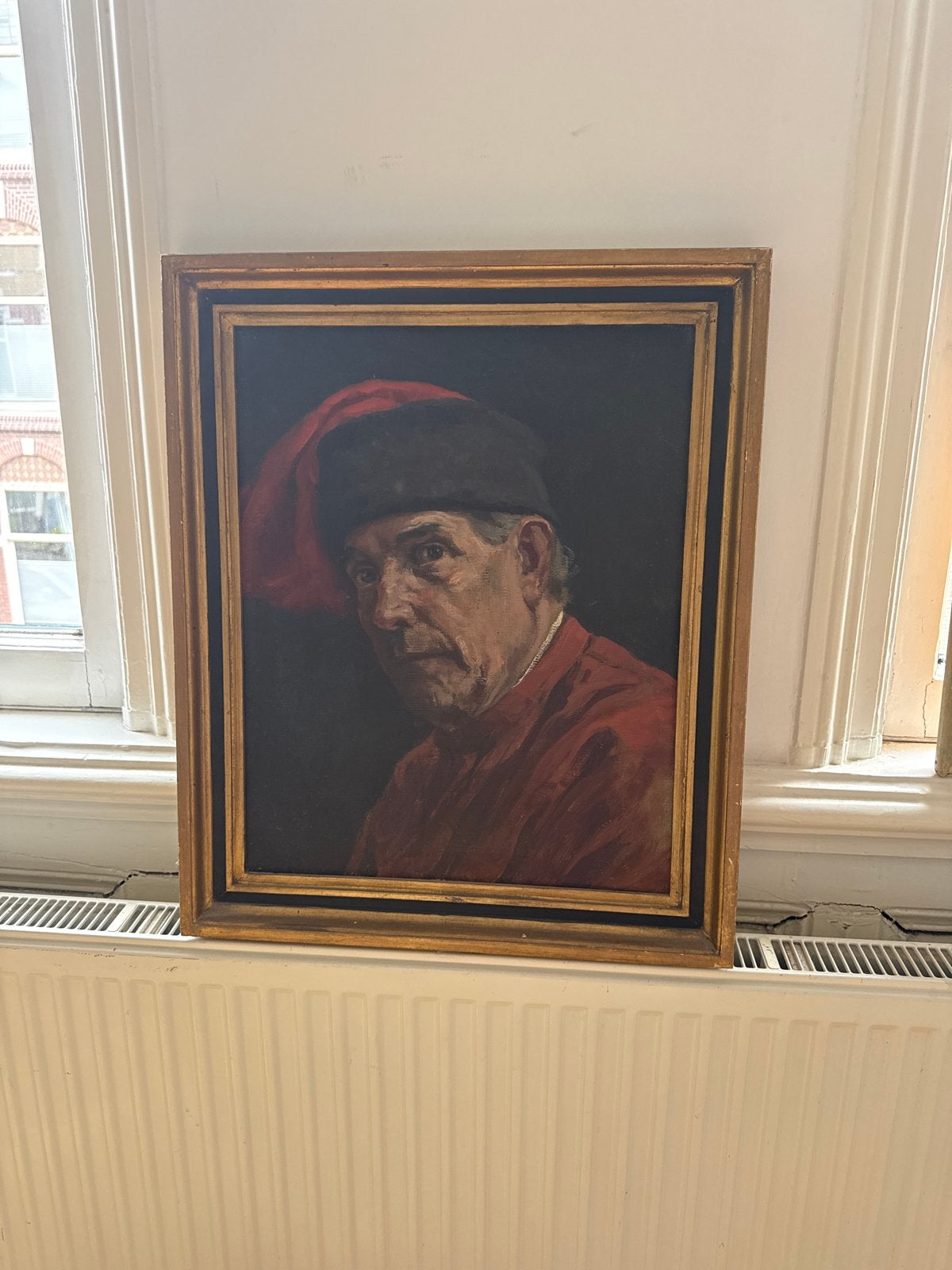Schilderij in lijst van Henk van Leeuwen, Ophalen of Verzenden