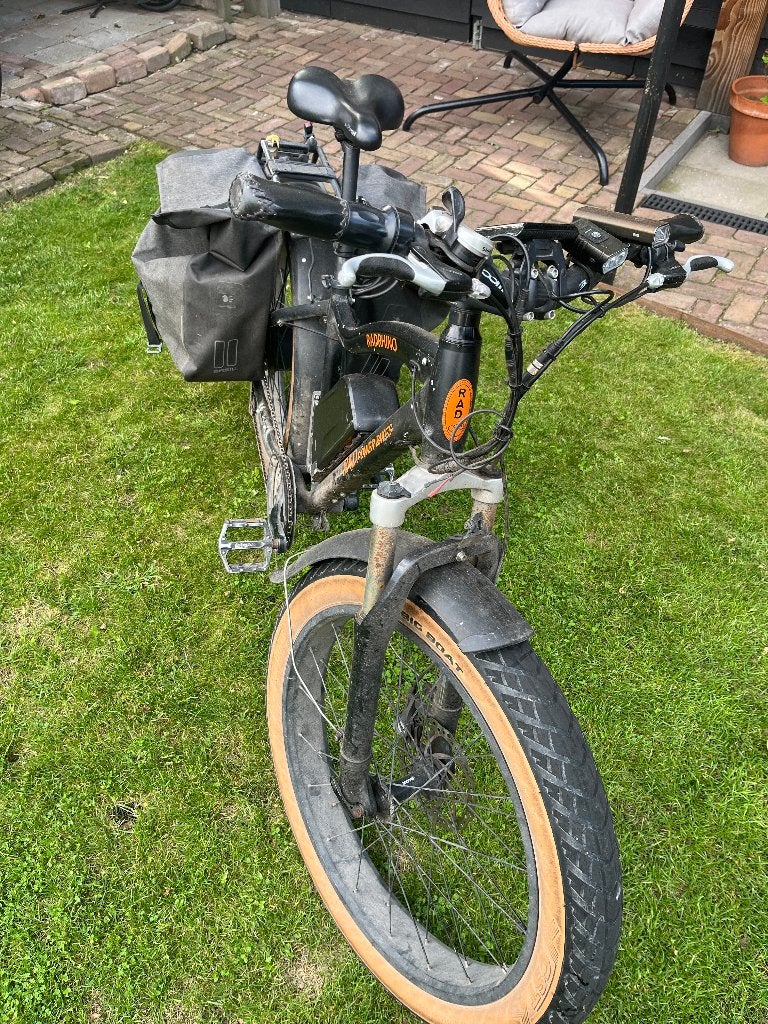 Rad Power Bikes RadRhino 750W – L1e-A – 17.000 km, Ophalen, Gebruikt, Minder dan 30 km per accu, Overige merken