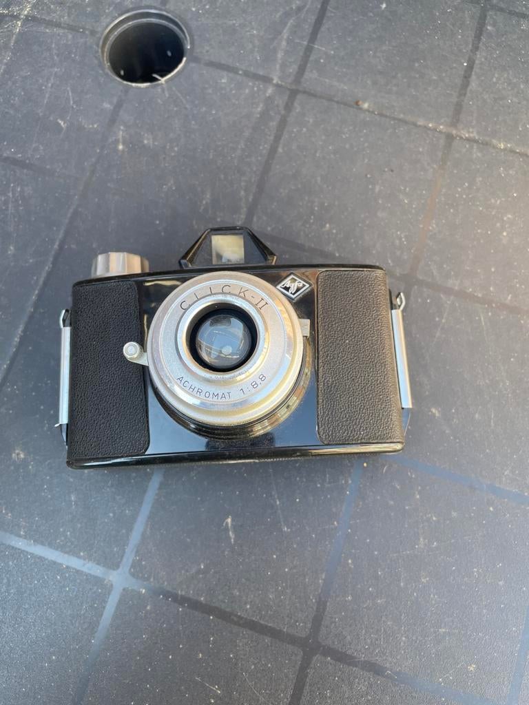 Vintage Agfa Click II fotocamera - Klassieke analoge camera, Ophalen, Gebruikt, Compact, Overige Merken