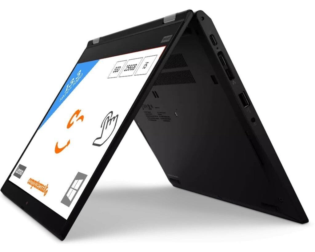Lenovo ThinkPad L13 Yoga Gen 2/Intel Core i5/8GB/256GB SSD, 256 GB, 2 tot 3 Ghz, Qwerty, 8 GB