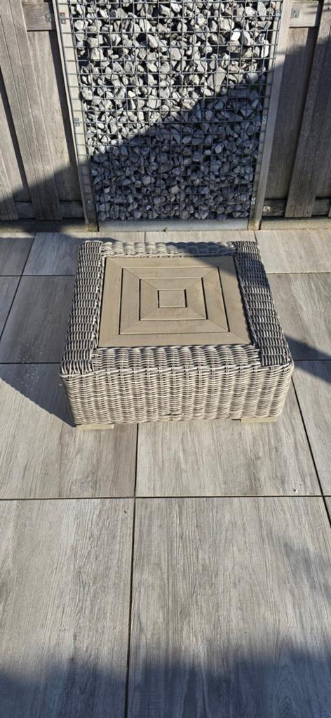 Wicker tuintafeltje, Tuin en Terras, Tuintafels, Ophalen