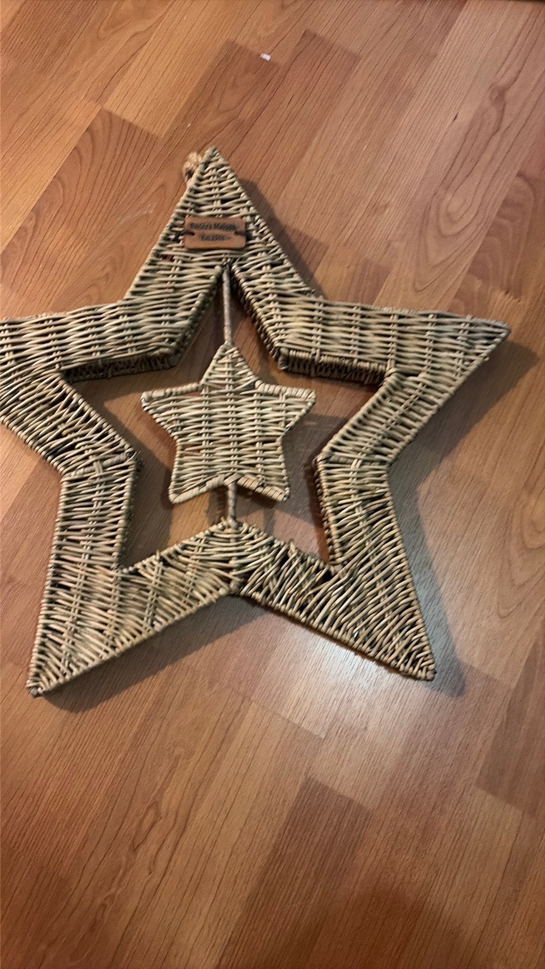 Rivièra Maison Rustic Rattan Magical Star Ornament, Ophalen of Verzenden, Zo goed als nieuw