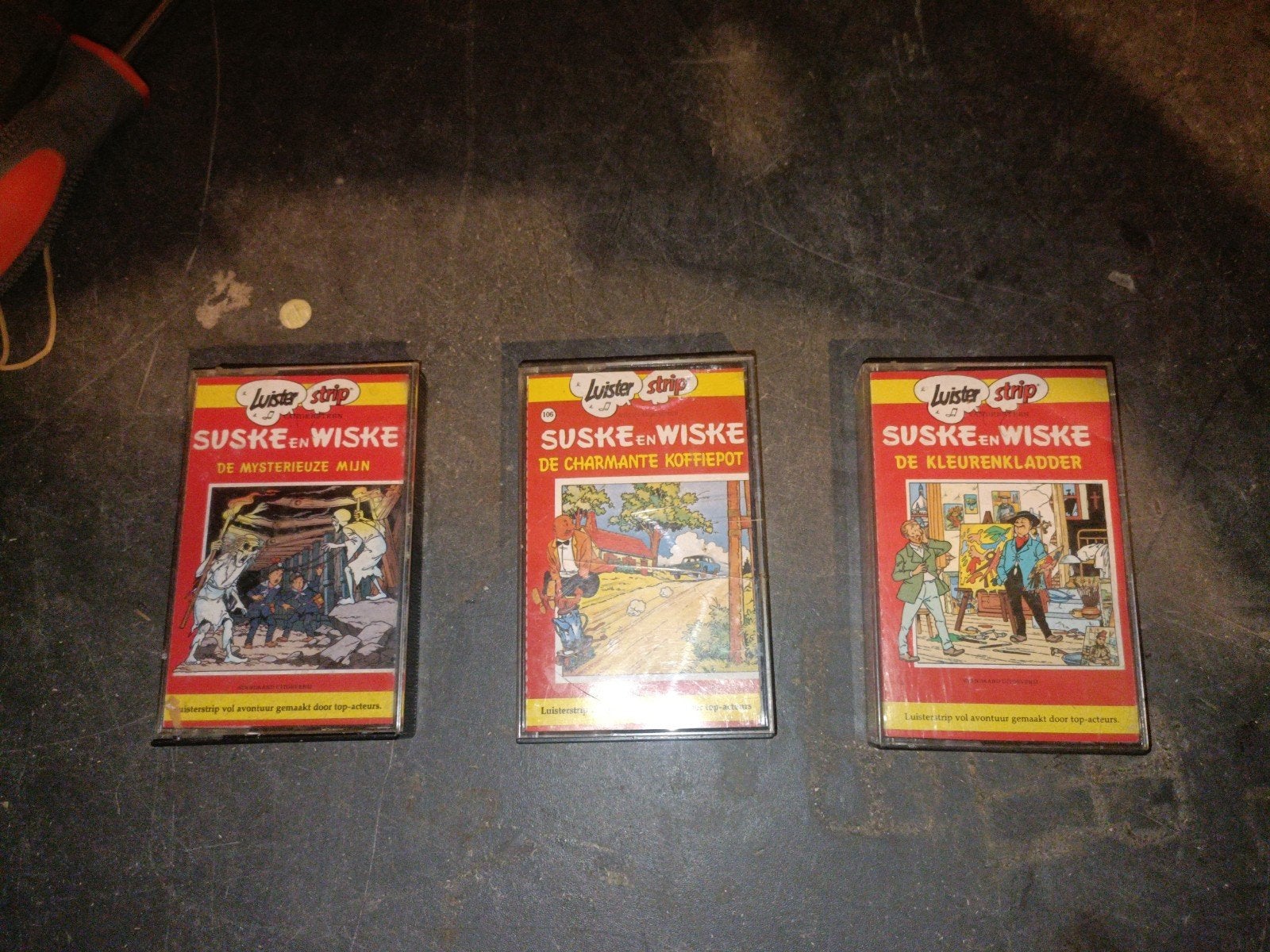 Suske en Wiske Luisterstrips, Cd's en Dvd's, Cassettebandjes, Gebruikt, 2 t/m 25 bandjes, Kinderen en Jeugd, Ophalen of Verzenden
