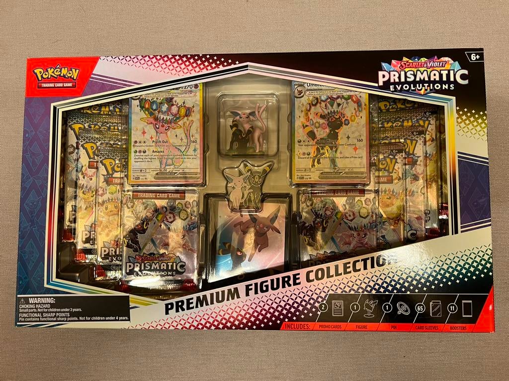 Pokémon Prismatic Evolutions Premium Figure Collection, Ophalen of Verzenden, Minder dan 500 stukjes, Zo goed als nieuw, Rubik's of 3D-puzzel