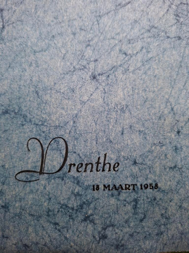 Programma boekje van het werkbezoek H.M.de Koningin 1958., Ophalen of Verzenden, Gebruikt, Nederland, Overige typen