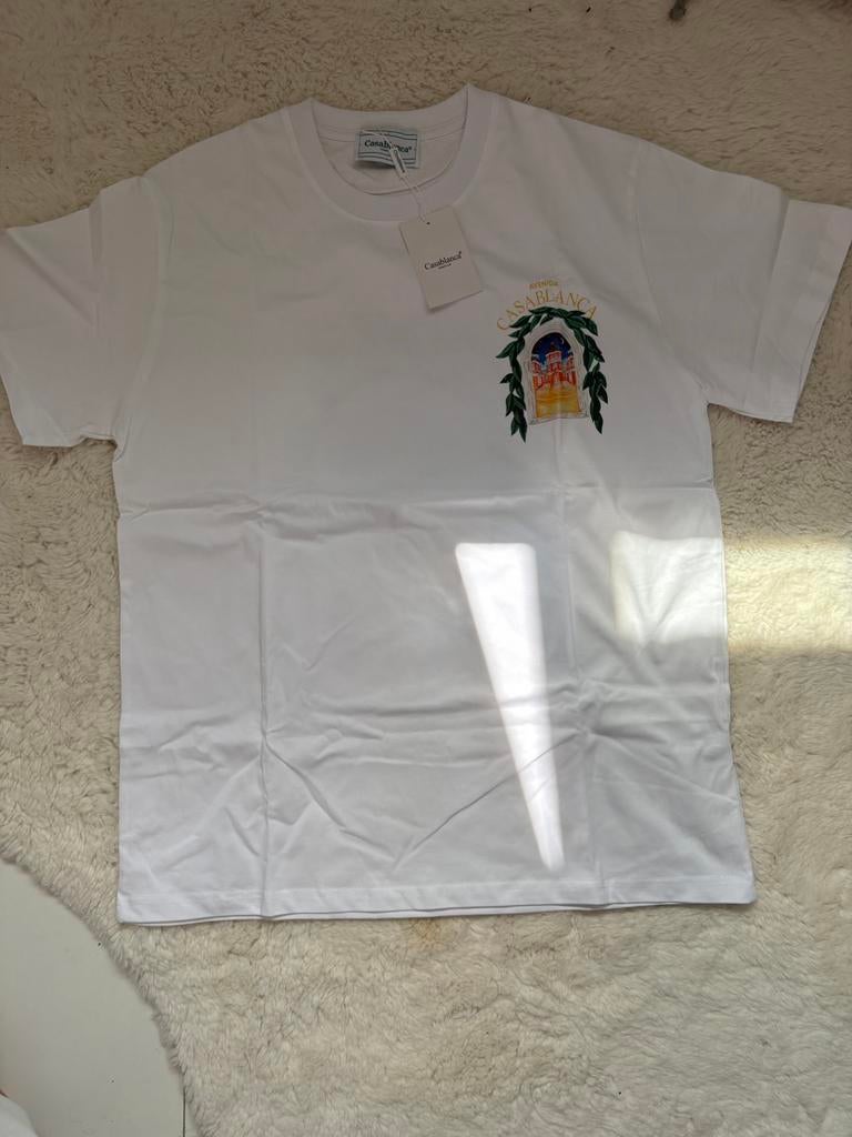 CasaBlanca T shirt Maat M/L, Kleding | Heren, T-shirts, Ophalen of Verzenden, Zo goed als nieuw, Zwart