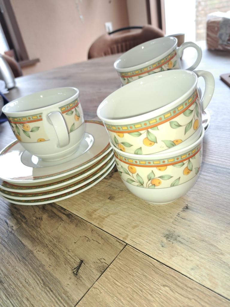 5 Koffietijd Koffiekopjes met schotels, Ophalen