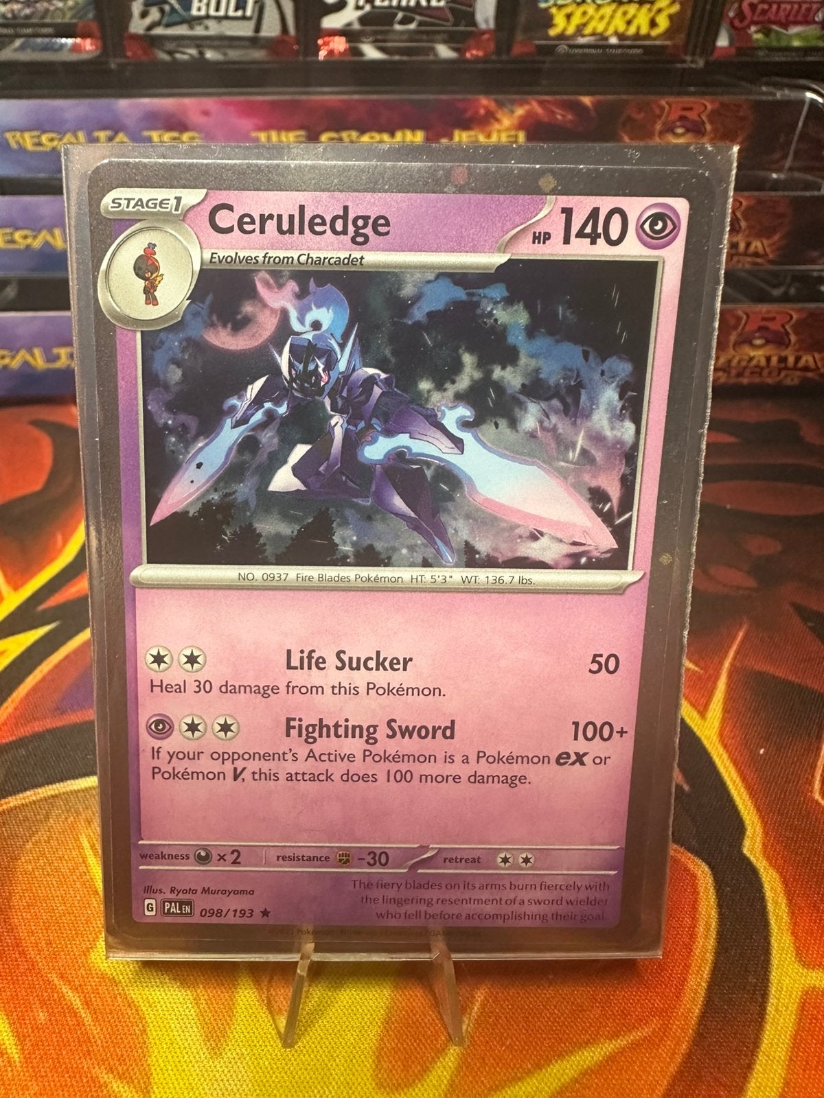 Ceruledge (PAL 098) Paldea Evolved, Ophalen of Verzenden, Zo goed als nieuw, Losse kaart, Foil