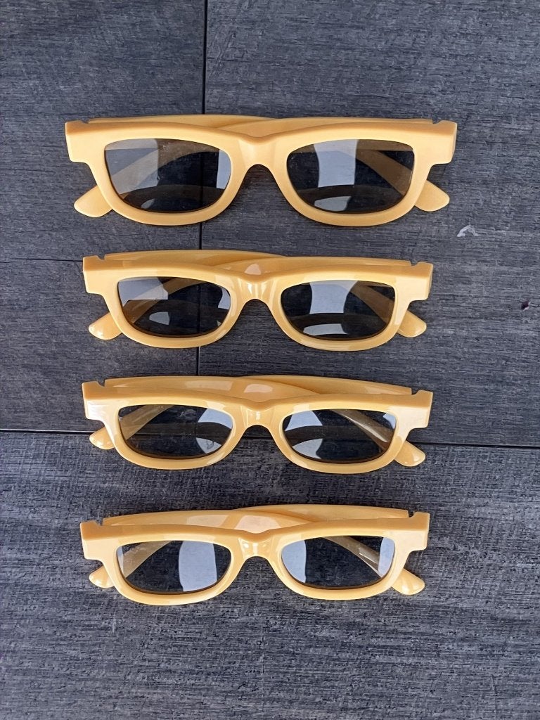 4 Pathe 3D-brillen, Audio, Tv en Foto, Televisie-accessoires, Ophalen of Verzenden, Zo goed als nieuw