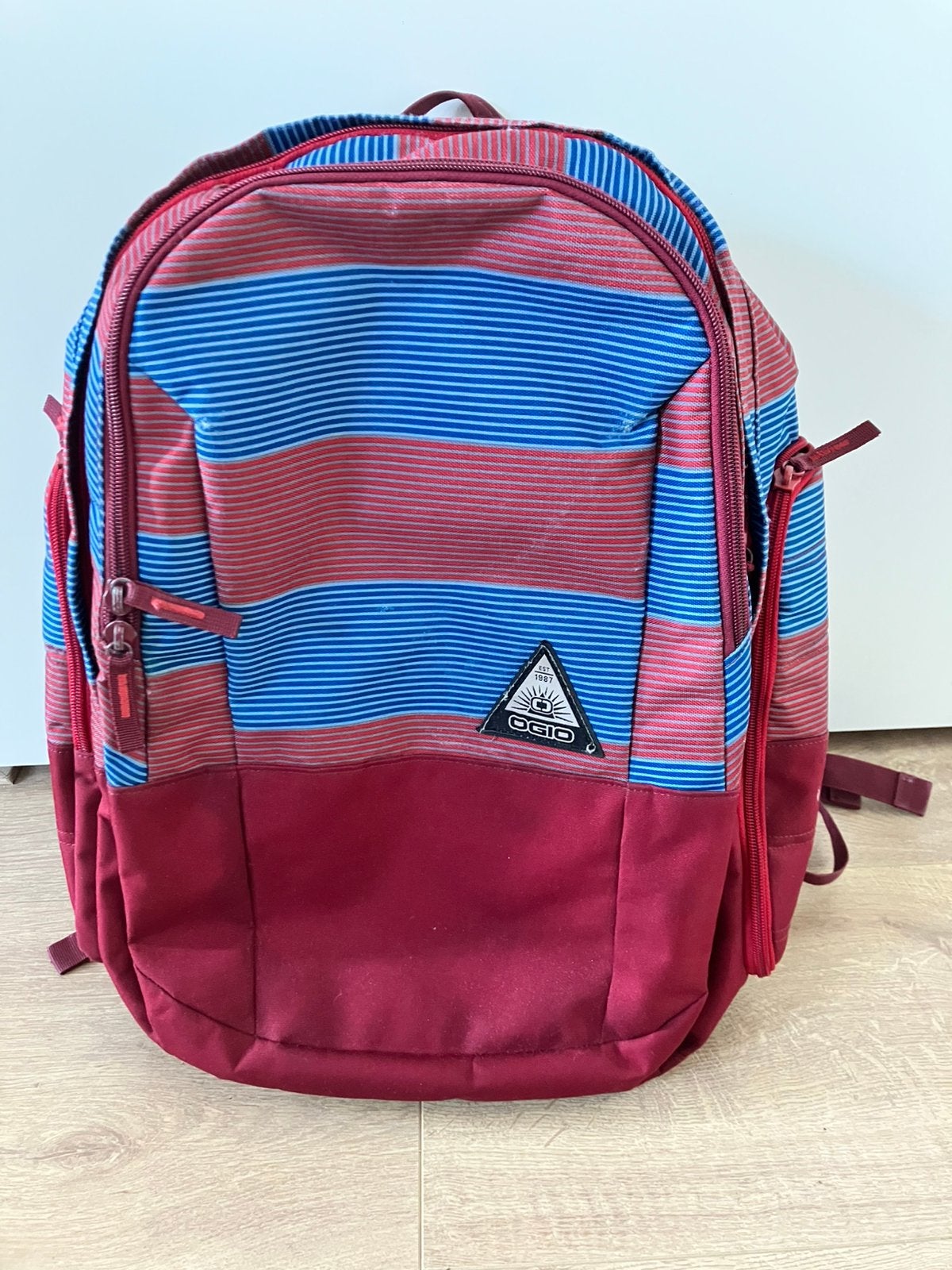Rugzak bordeau/ turkoise OGIO, 40 cm of meer, Gebruikt, Ophalen, Overige merken