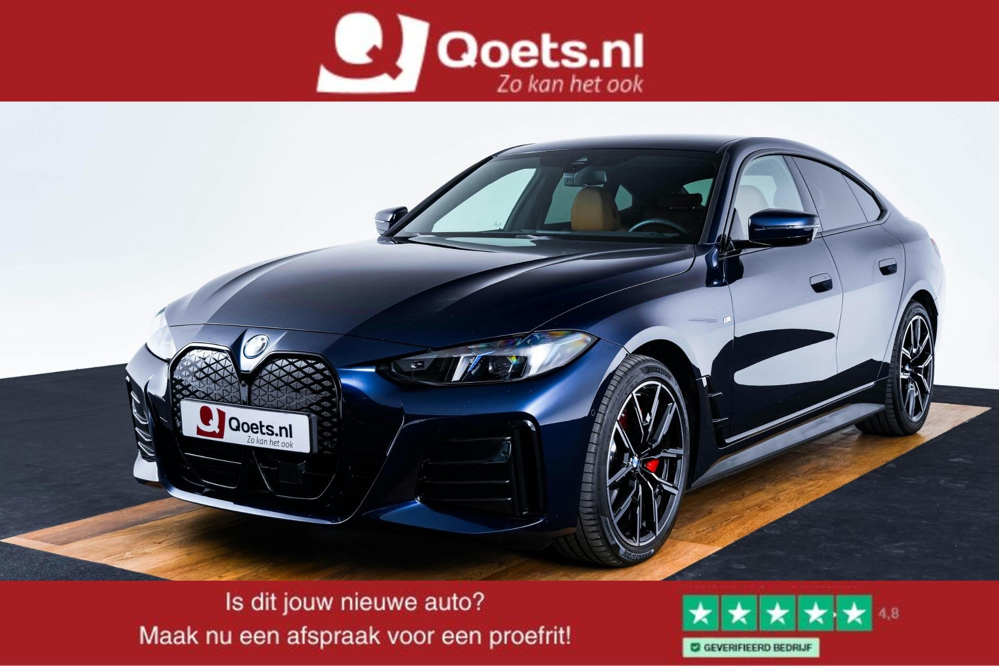 BMW i4 eDrive40 M Sport Pro Edition 84 kWh COMFORT PACK - IN, Auto's, Dealer onderhouden, Achterwielaandrijving, Huisgarantie