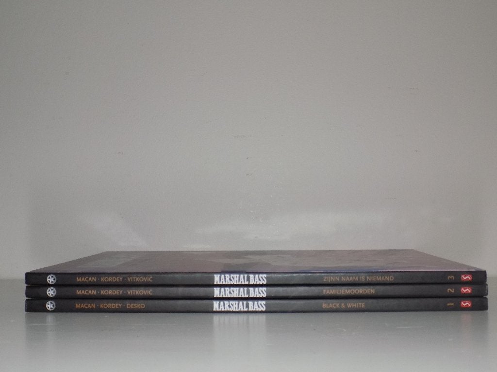 Marshal Bass ~ Complete serie hardcovers 1 t/m 3, Complete serie of reeks, Ophalen of Verzenden, Zo goed als nieuw