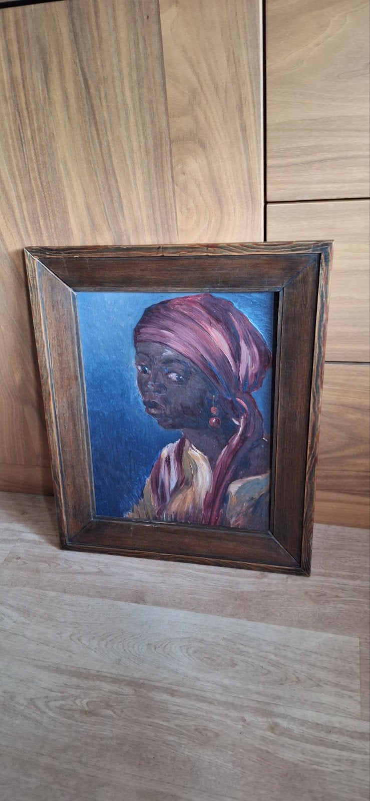 Theo Goedvriend olieverf schilderij op paneel, Ophalen of Verzenden