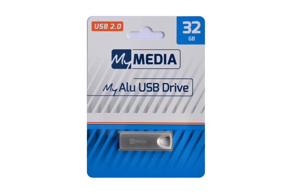MyMedia 32GB Aluminium lichtgewicht USB Stick, Computers en Software, USB Sticks, Nieuw, 32 GB, Ophalen of Verzenden