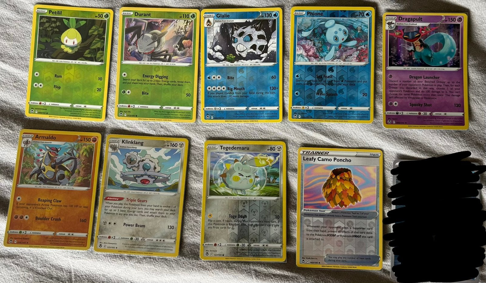Silver Tempest (SIT) - (Reverse) Holofoil, Ophalen of Verzenden, Zo goed als nieuw, Meerdere kaarten