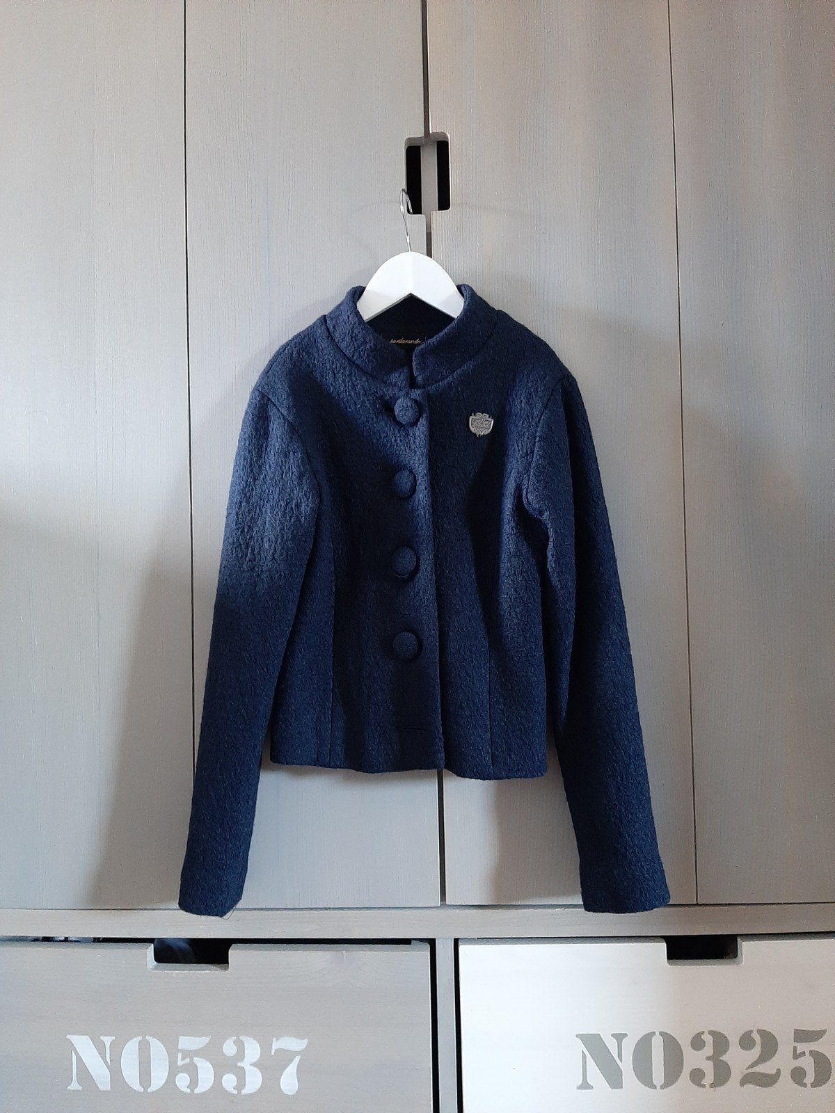 Jasje Port Lavande maat 152 donkerblauw., Kinderen en Baby's, Kinderkleding | Maat 152, Overige typen, Meisje, Port Lavande, Ophalen of Verzenden
