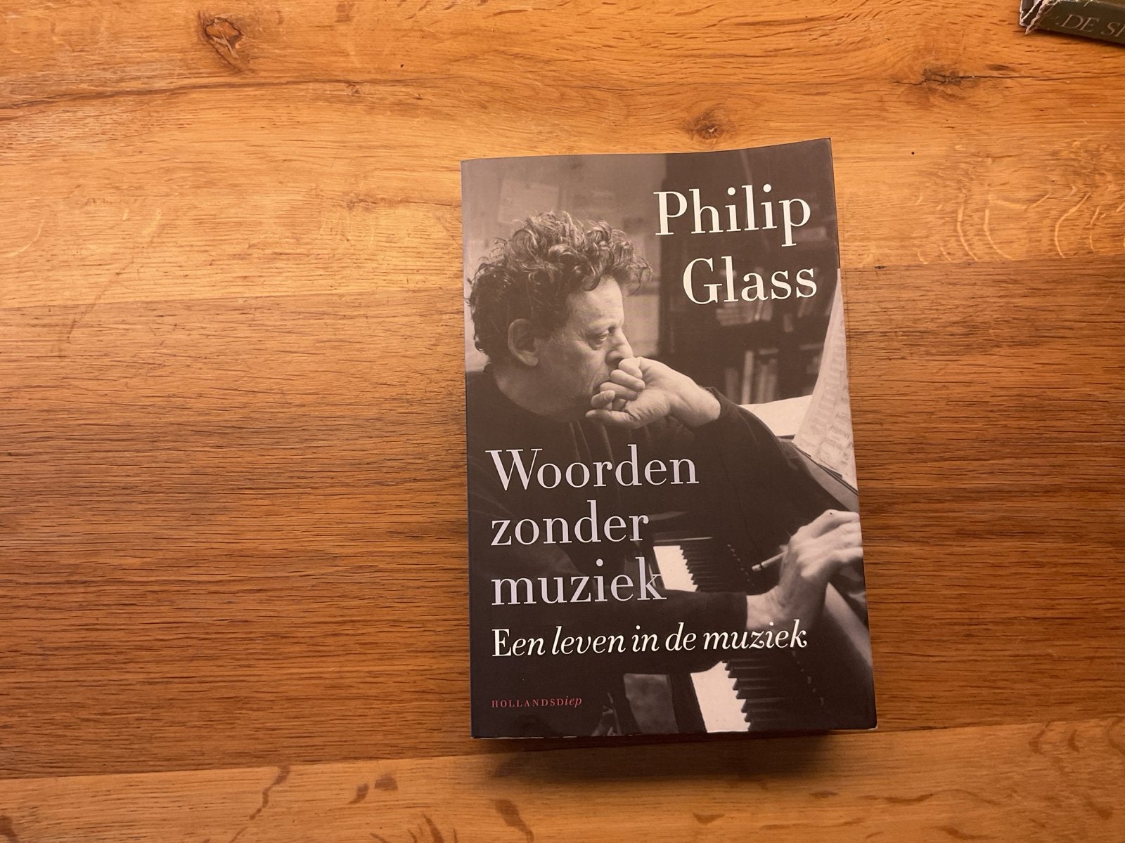 Philip Glass - Woorden zonder muziek, Boeken, Ophalen of Verzenden, Zo goed als nieuw, Artiest