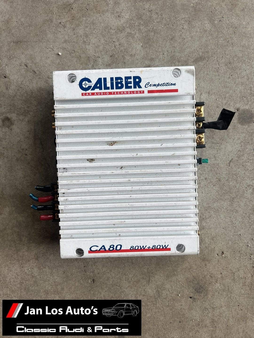 Caliber competition CA80 Versterker 80 + 80 watt cross-over, Auto diversen, Ophalen of Verzenden, -, -, -