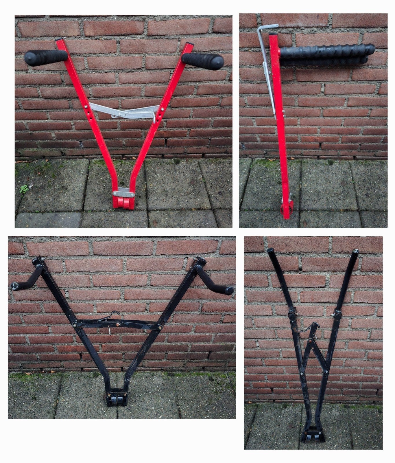 Fietsaanhanger disselstang - Rood en Zwart, Ophalen, Gebruikt, Overige typen