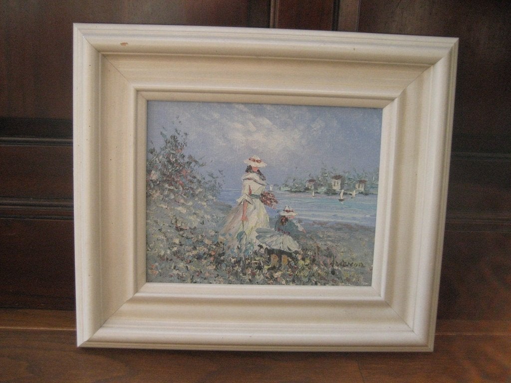 Antiek schilderij impressionisme, Ophalen of Verzenden, Impressionistisch, Overige onderwerpen