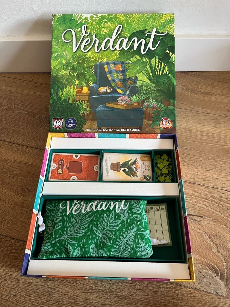 3d printed insert Verdant - Zwart, Hobby en Vrije tijd, Gezelschapsspellen | Bordspellen, Ophalen of Verzenden, Nieuw