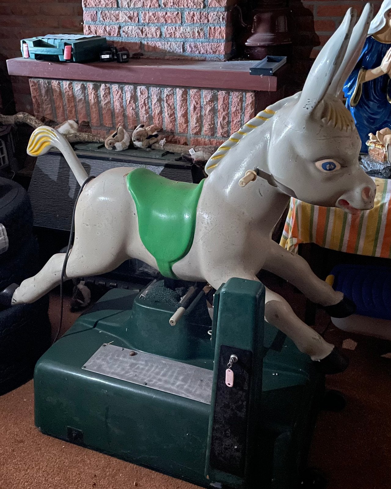 Kiddy ride ezel, Ophalen, Gebruikt